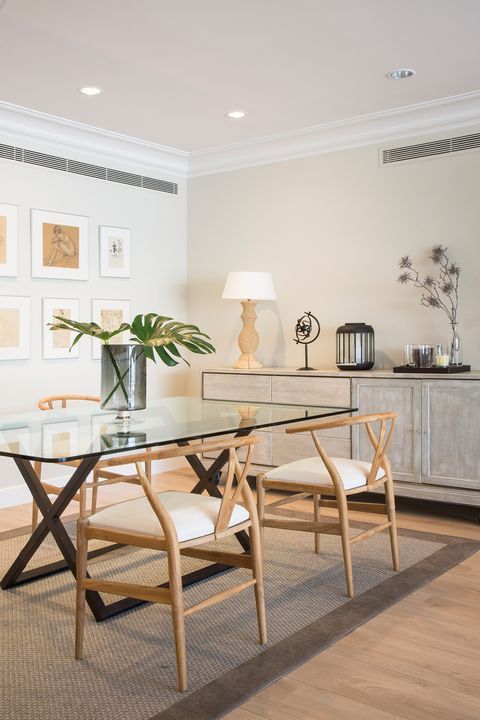 mesa de cristal